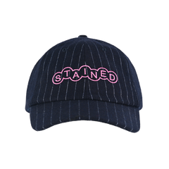 Navy Striped Cap