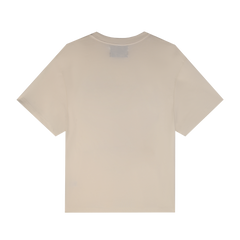 RED LOGO CREAM TSHIRT