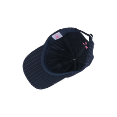 Navy Striped Cap