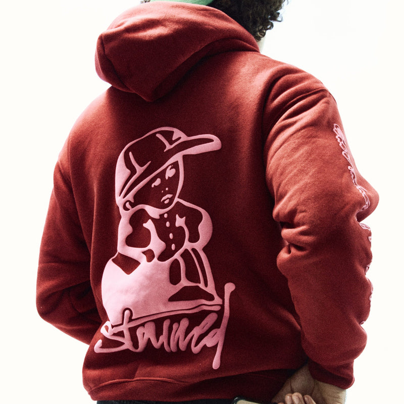 Carmine Red Hoodie