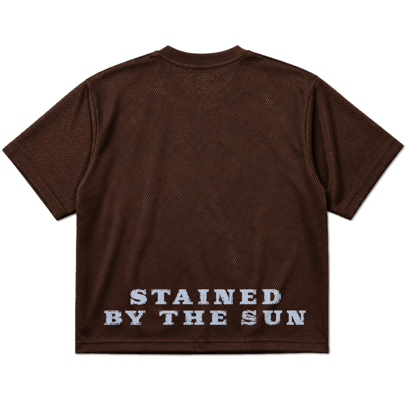 BROWN MESH JERSEY