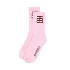 PINK COTTON CANDY SOCKS