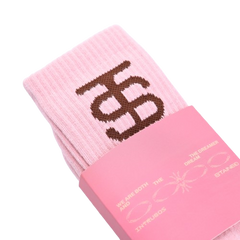PINK COTTON CANDY SOCKS