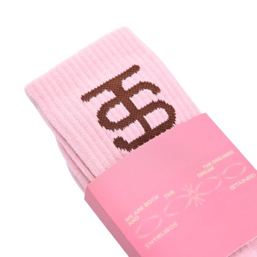 PINK COTTON CANDY SOCKS
